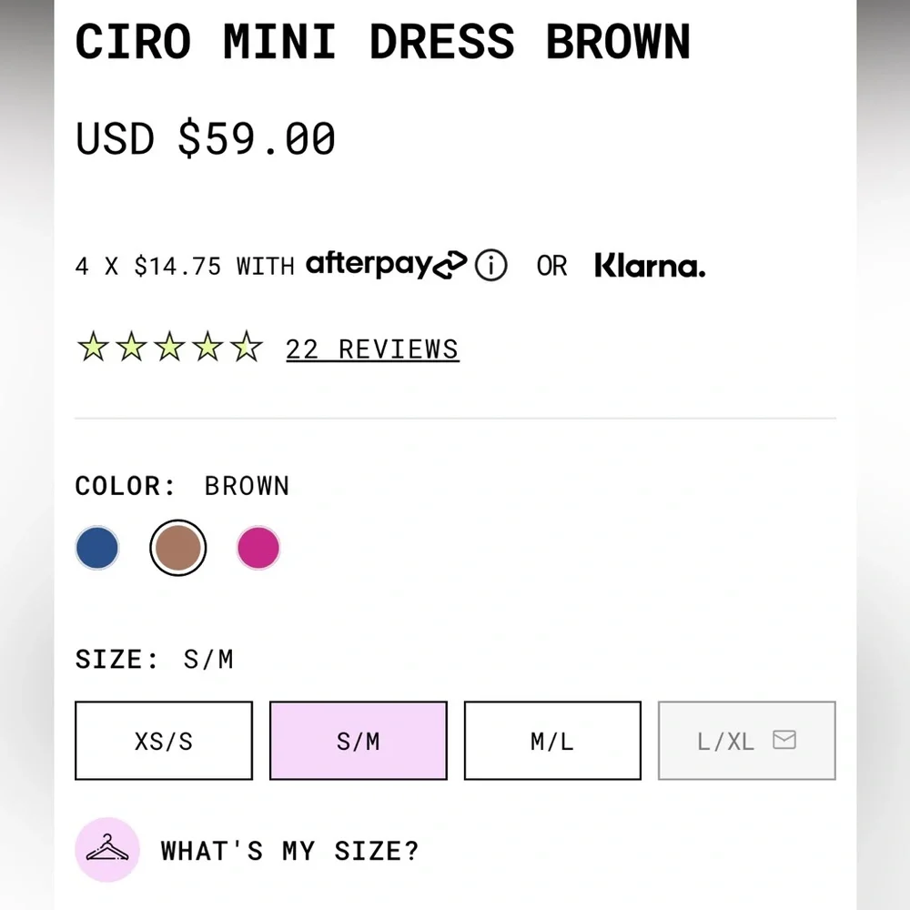 Ciro Mini Dress Brown - Picture 7 of 10